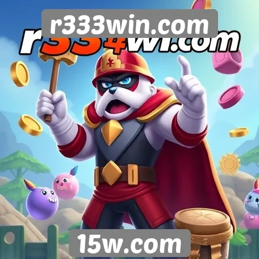 Variedade de jogos disponíveis no r333win.com